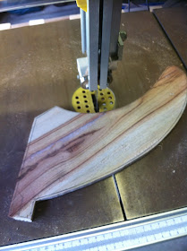 wood surfboard fin