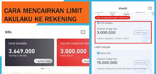 Cara Mencairkan Limit Akulaku ke Rekening Langsung Cair