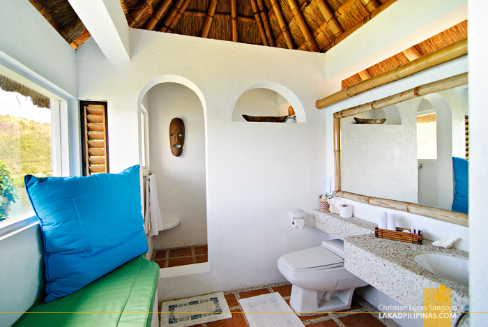 Spacious Toilet and Bath at Puerto Del Sol Resort in Palawan