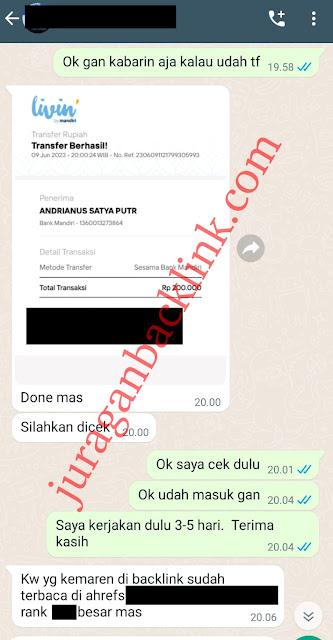 Testimonial jasa seo