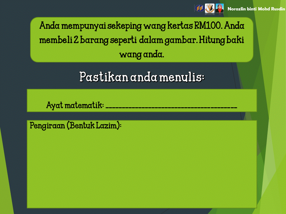 Matematik Bukan Sekadar Kira-kira "Logical Thinking and 