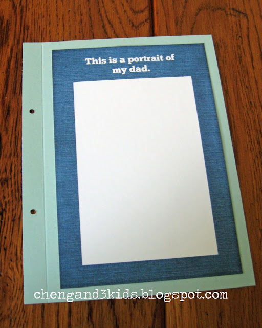 This is a free printable book for Father's Day or a gift for a dad's birthday.