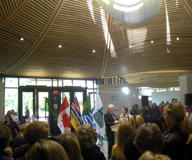 Opening Ceremony - Vandusen Visitor Centre, Oct. 23th, 2011