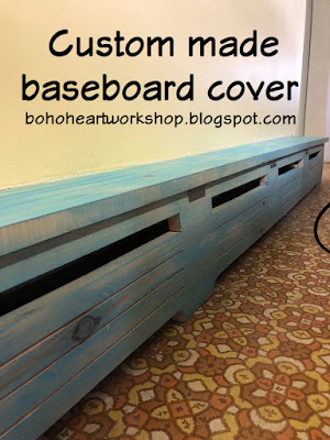 DIY Wooden Baseboard Cover | Pine Planks