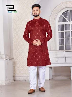 Mens Printed Kurta