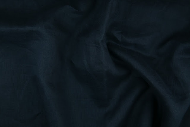 Navy Handkerchief Linen Fabric