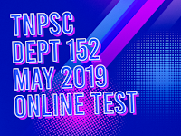 TNPSC-DEPT-152-08-DEPARTMENTAL EXAM - E.O CODE 152 - ONLINE TEST - MAY 2019 - QUESTION 21-40 