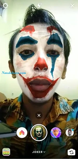 edit foto joker di android