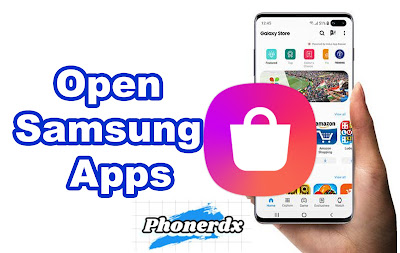 Open Samsung Galaxy Apps