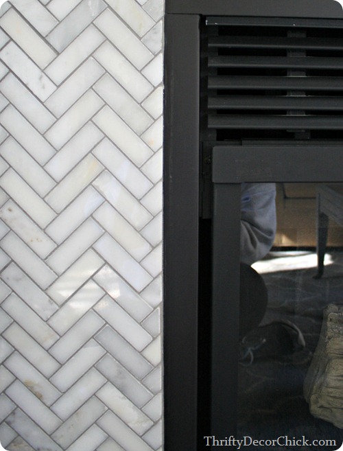 painting a gas fireplace