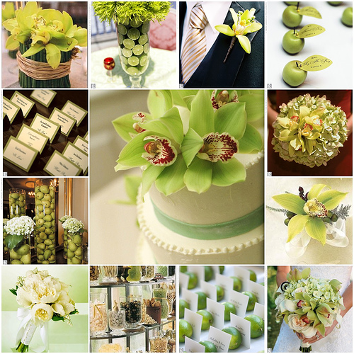 Chocolate Brown and Sage Green Wedding