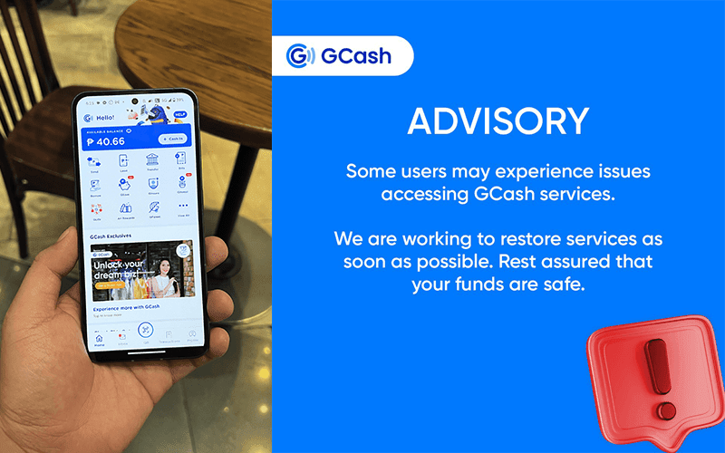 GCash is resuming services at the moment