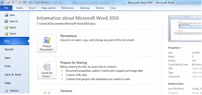 microsoft word 2010