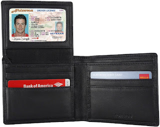 RFID Blocking Men's Leather Wallet