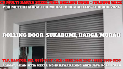 GAMBAR, DAFTAR, HARGA, PINTU, LIPAT, ROLLING DOOR, ALUMINIUM, GALVALUM, PER METER, MURAH, SUKABUMI, TERBARU, 2024