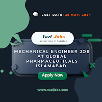 Mechanical Engineer Job at Global Pharmaceuticals Islamabad