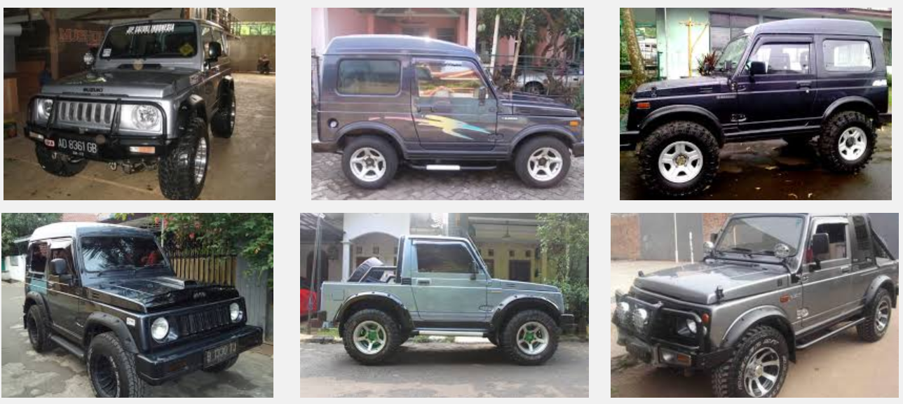  Modifikasi mobil katana gx offroad jimny long ceper keren 