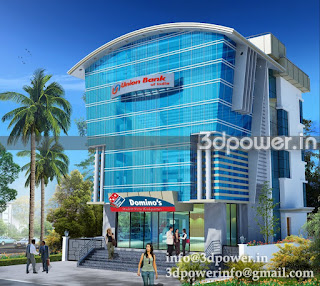 "office rendering services India"