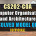 CS202 COA Solved Official Model Question Paper