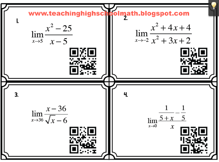 Fun Calculus Activities for Limits | Teaching High School Math