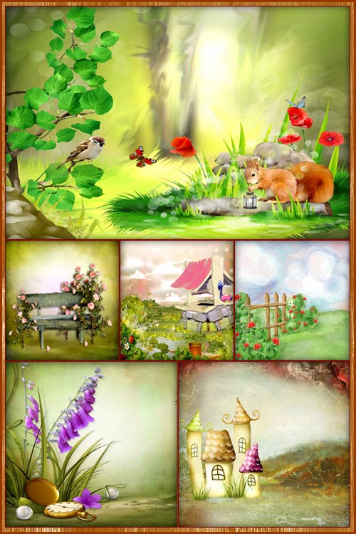 Children's backgrounds collection 1 2013