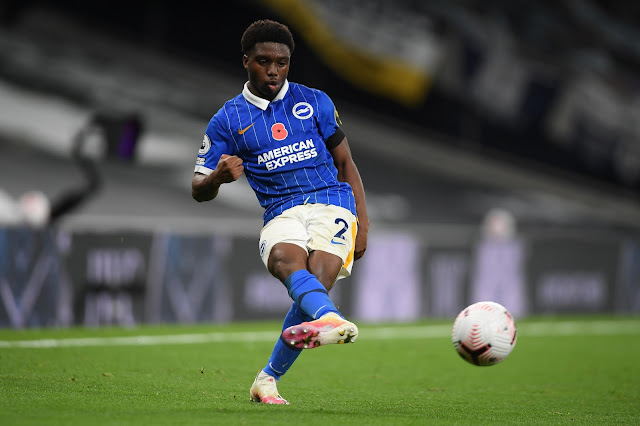 Brighton defender Tariq Lamptey