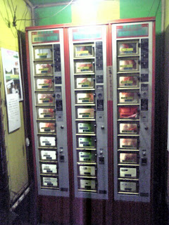Egg Vending machine at Evening