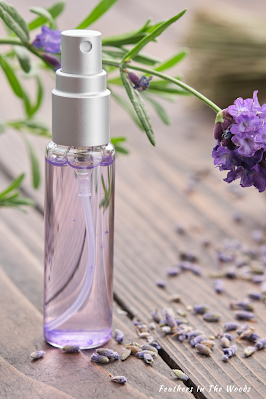 bottle of lavender face mist for sleep