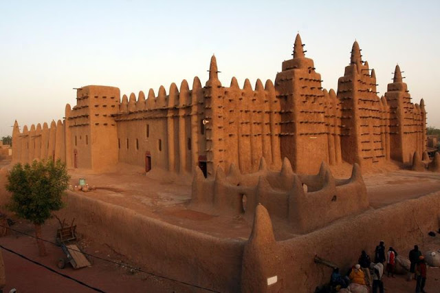 Djenne mosque in Timbuktu, Mali 