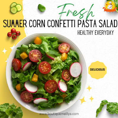 Summer Corn Confetti Pasta Salad