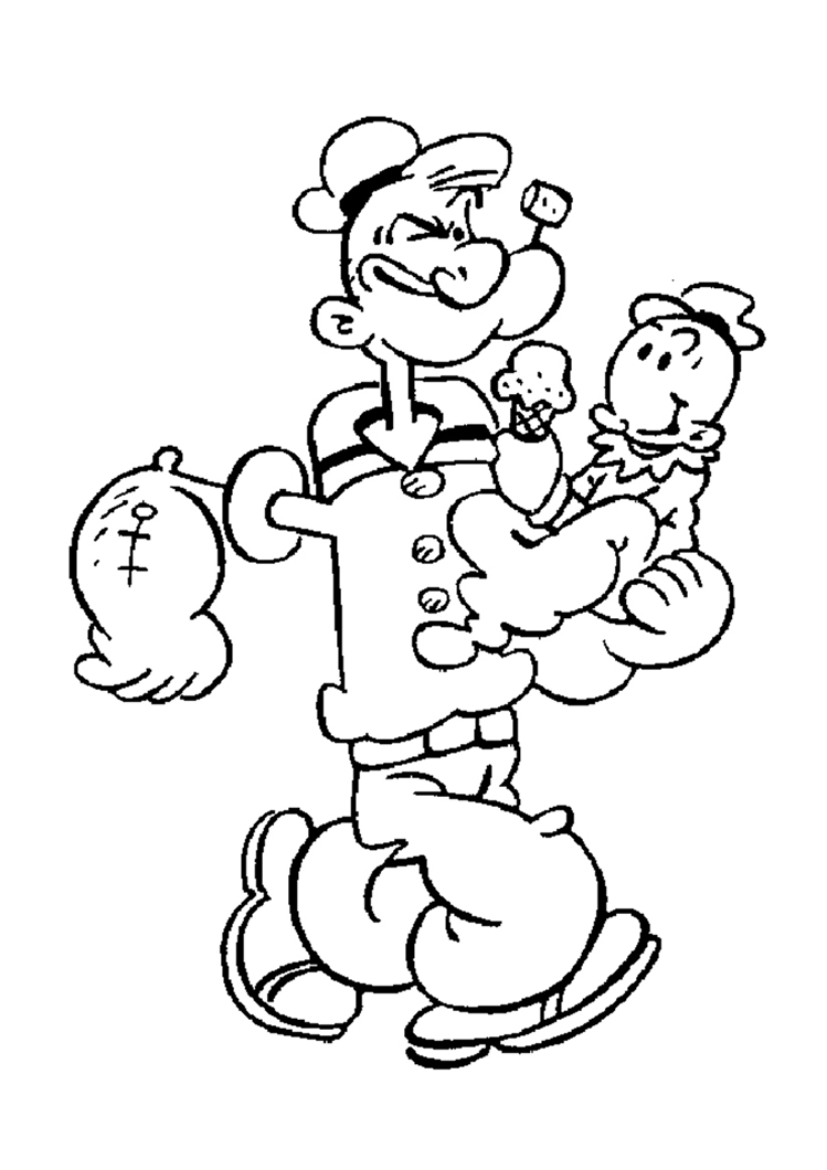 Popeye The Sailor Man Coloring