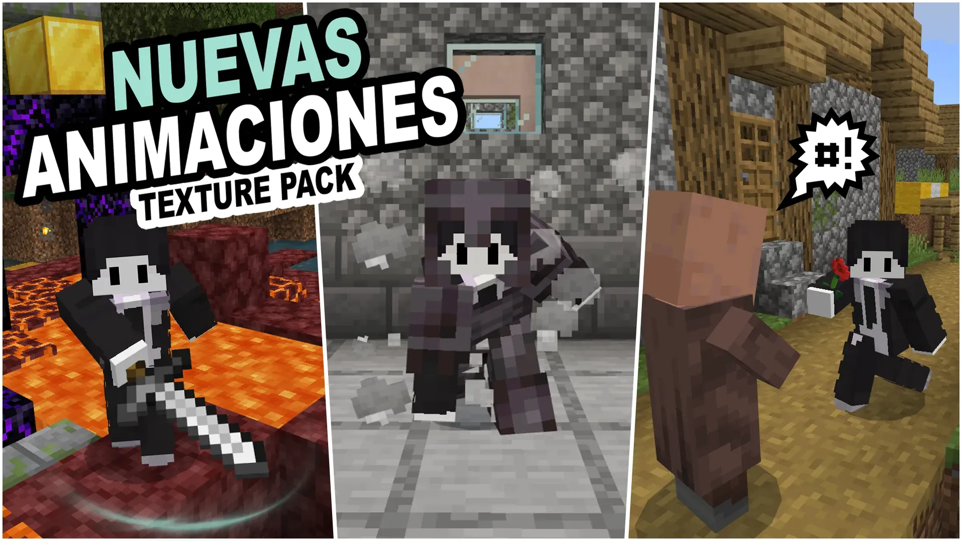 Descarga FAnimation Texture Pack para Minecraft Bedrock 1.20 en 2023