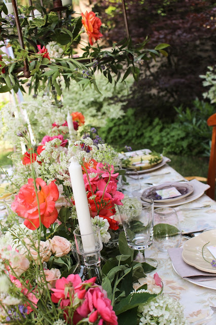 Midsummer Party - A Fragrant & Tasty Soirée - Table Setting - Aimee Ferre