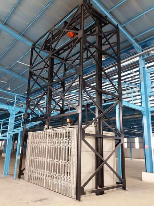 Pasang Cargo Lift di Lokasi Proyek Bogor Selatan