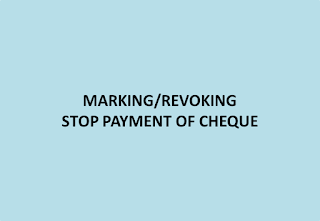 India post finacle - pofinacleguide guide for Marking/Revoking Stop Payment of Cheque in dopfinacle by poupdates team