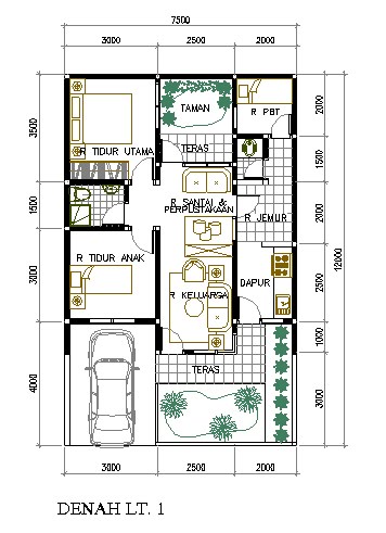 Denah Rumah Minialis on Description  Gambar Denah Rumah Minimalis Ukurannya Rating  5 0