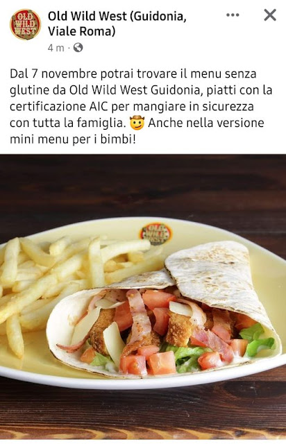 Old Wild West, finalmente Gluten Free a Guidonia