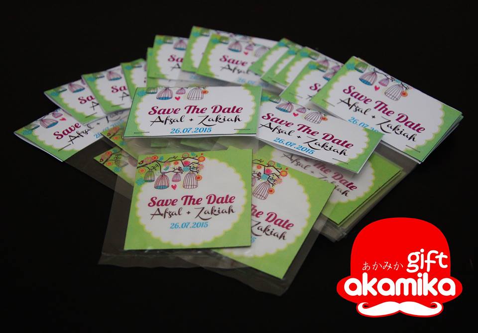 Save the Date Fridge Magnet Promosi Paling Murah  