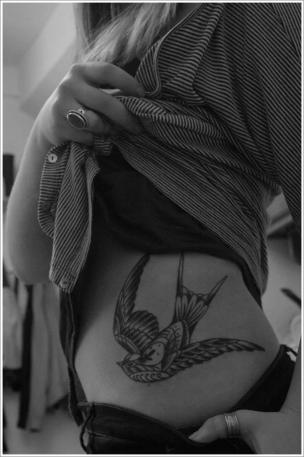 tatuaje de golondrina original