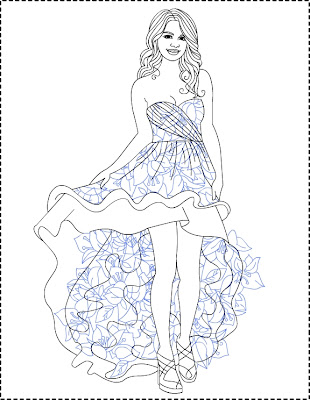 Selena Gomez Coloring Pages on Pictures To Color  Selena Gomez     Coloring Pages