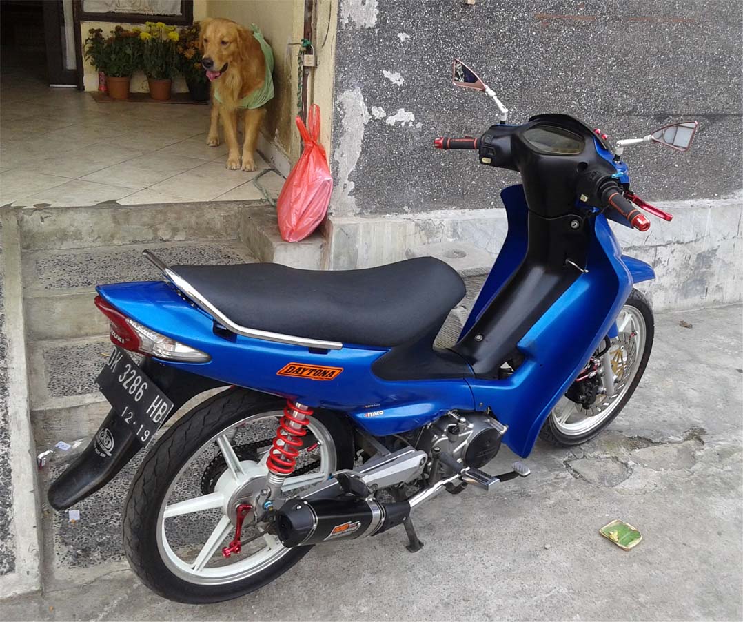 My Blue Bella Bella Suzuki Smash 110 Pasang Kopling Manual