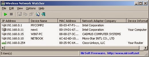 wireless network watcher