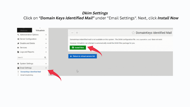 DKIM Setting: DKIM record