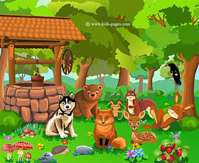 http://www.kids-pages.com/puzzles.php?img=Forest_With_Animals/forest-with-animals.jpg&pc=20