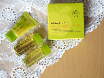 innisfree apple juicy special cleansing kit