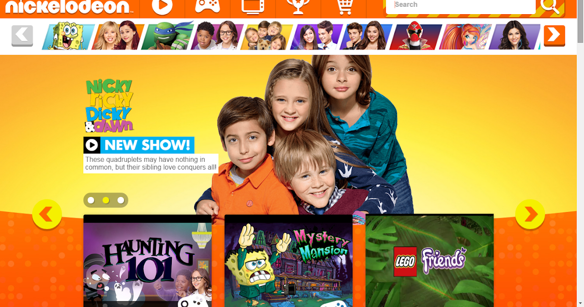 NickALive!: Nickelodeon UK Launches New Look Official Website