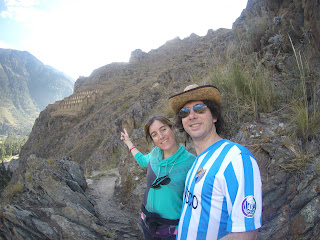 Ruinas de Graneros en Ollantaytambo