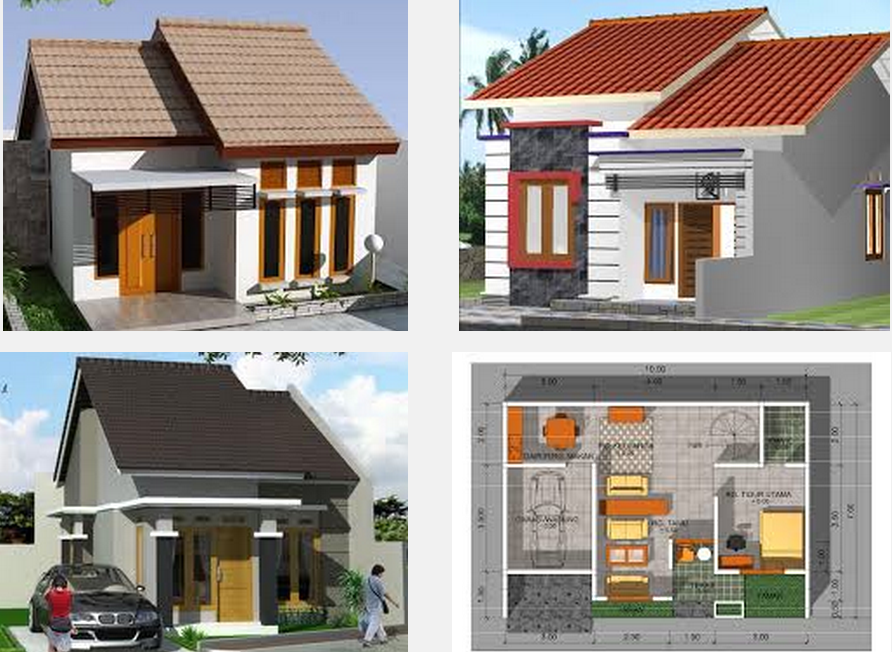 Gambar foto model rumah  idaman unik  mungil  terbaru