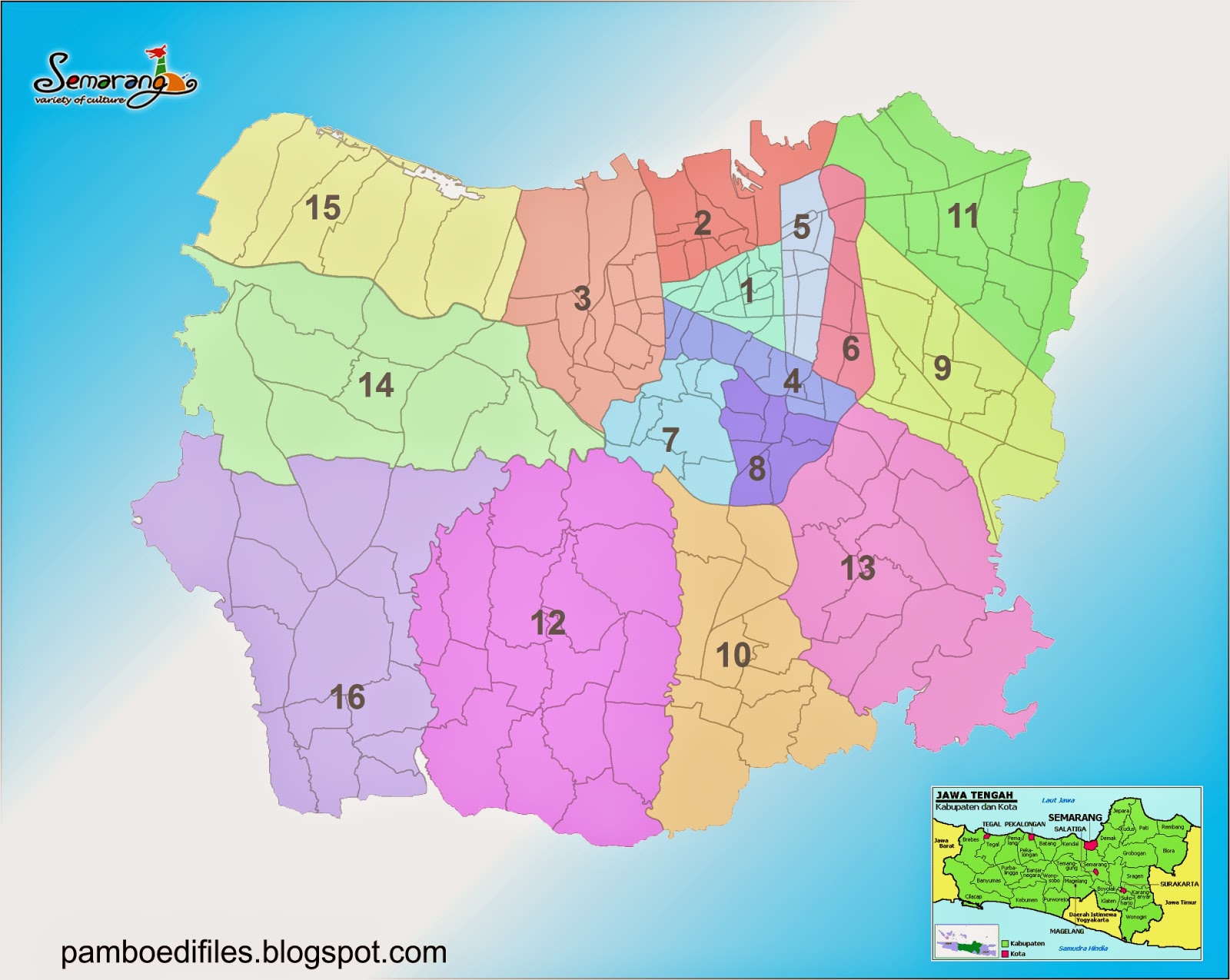 Pembagian Wilayah Administrasi Kota Semarang Pamboedi Files
