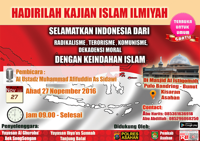 [AUDIO] Selamatkan Indonesia Dari Radikalisme, Terorisme, Komunisme, Dekadensi Moral dengan Keindahan Islam - Ustadz Muhammad Afifuddin